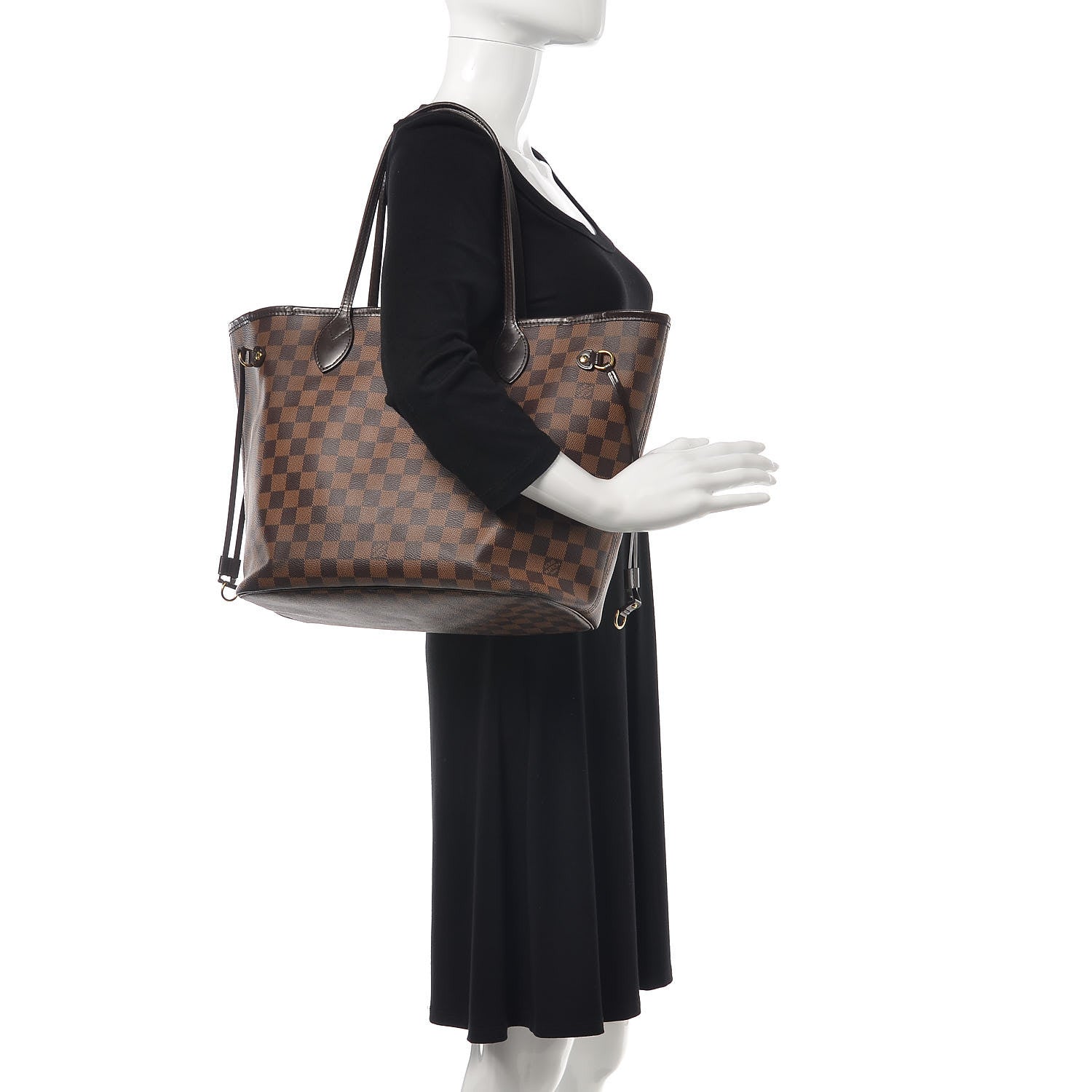 Louis Vuitton Damier Ebene Neo Neverfull MM 2 of 16