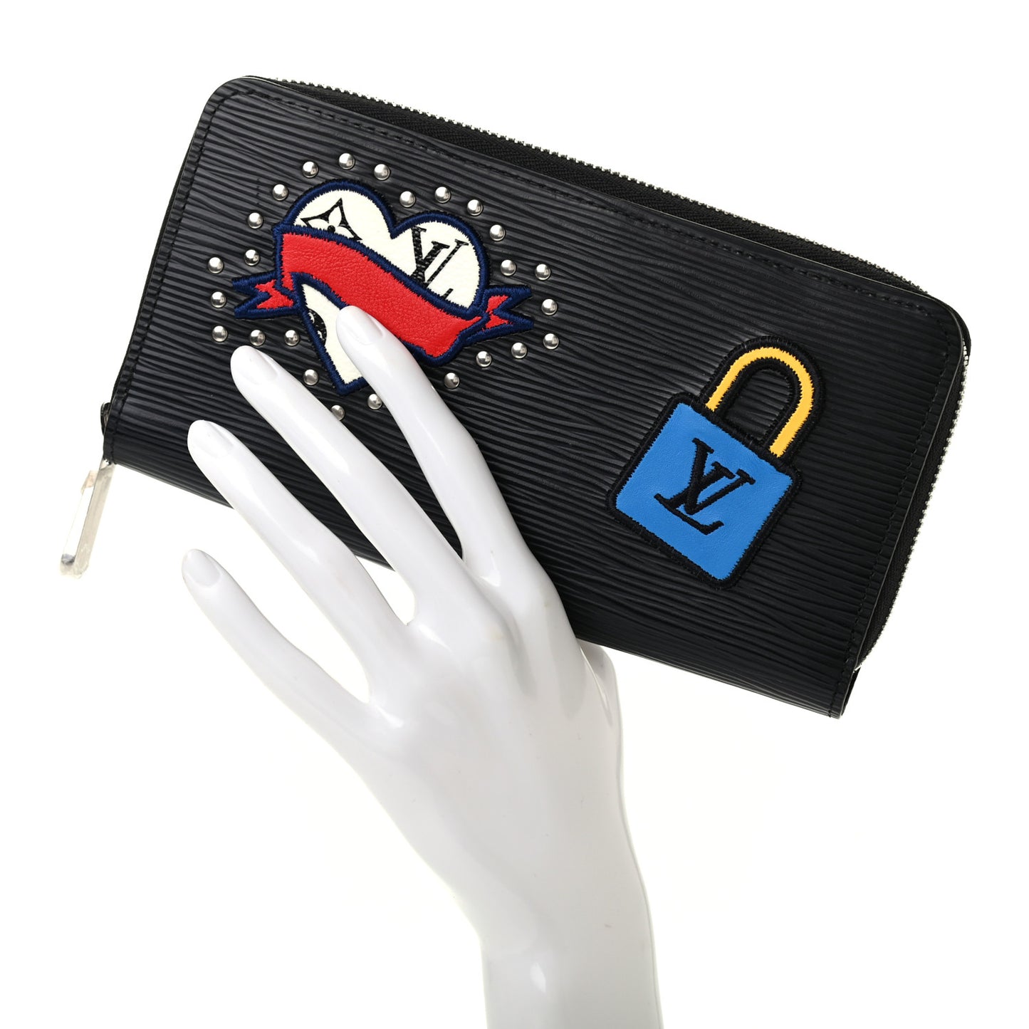 Epi LV Stories Zippy Wallet Black