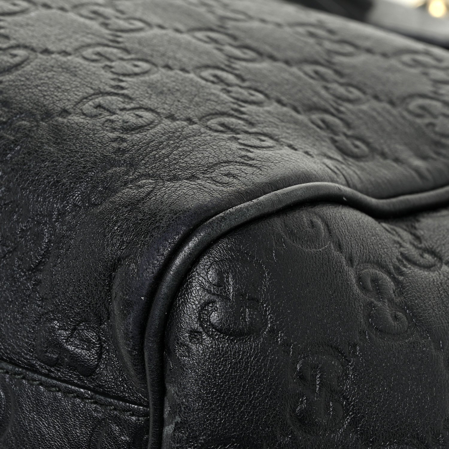 Gucci Guccissima Medium Emily Shoulder Bag Black 11 of 20