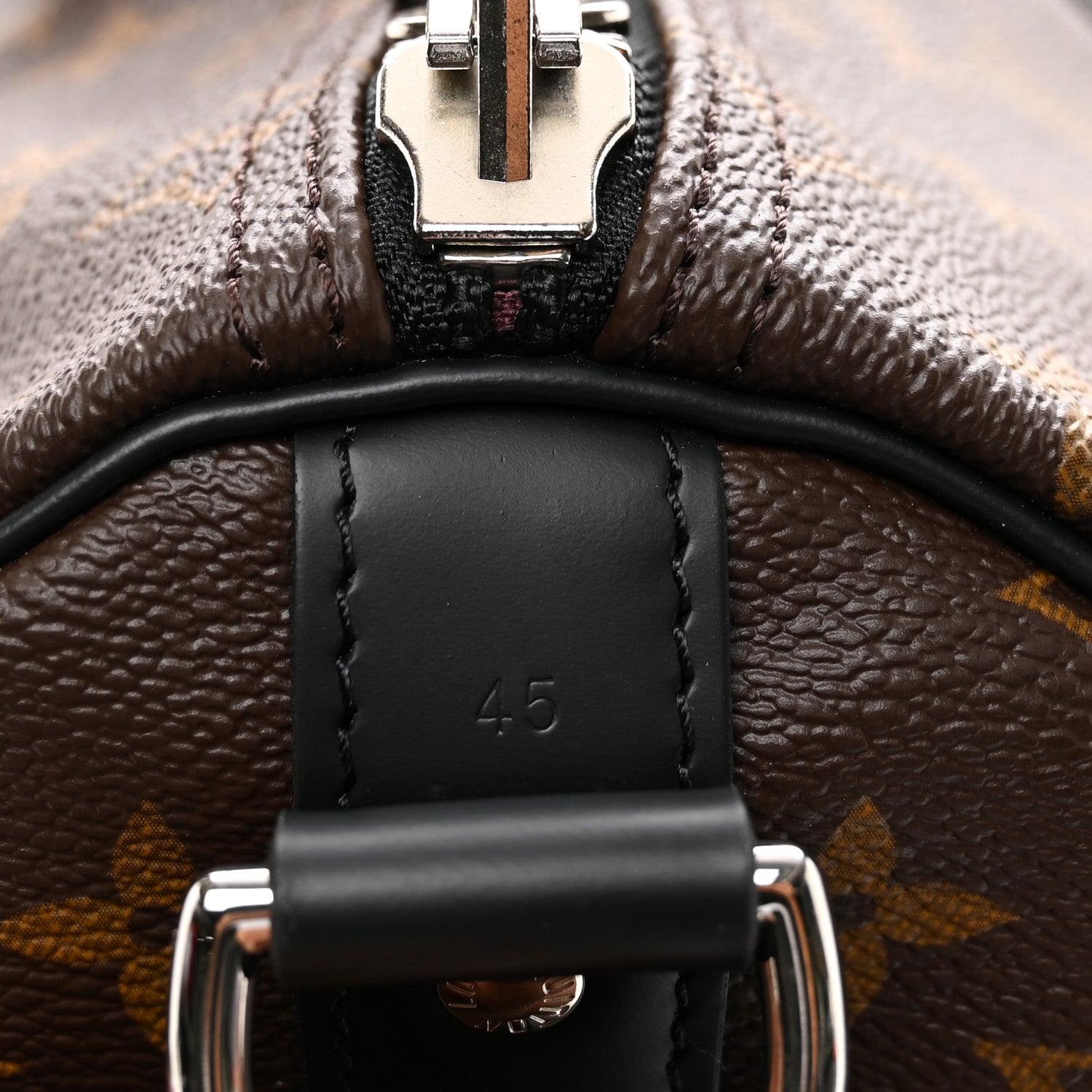 Louis Vuitton Monogram Macassar Keepall Bandouliere 45 7 of 9