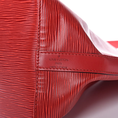 Louis Vuitton Epi Petit Noe Castillan Red 6 of 25