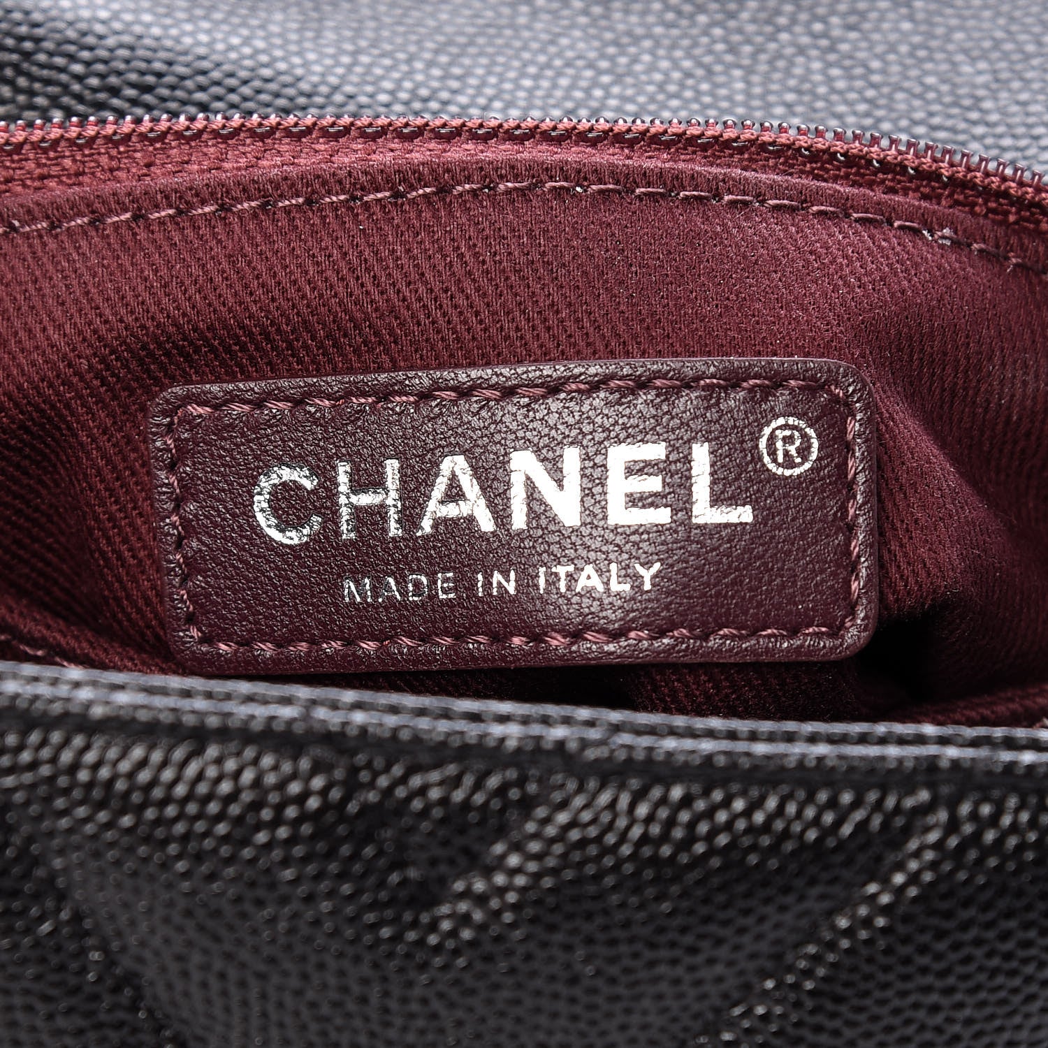 Chanel Caviar Chevron Quilted Mini Coco Handle Flap So Black 6 of 10