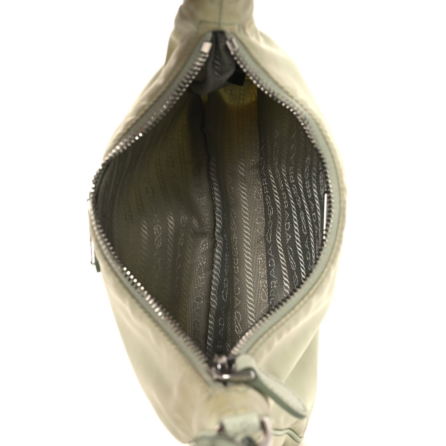 Re-Nylon Saffiano Re-Edition 2005 Shoulder Bag Acqua