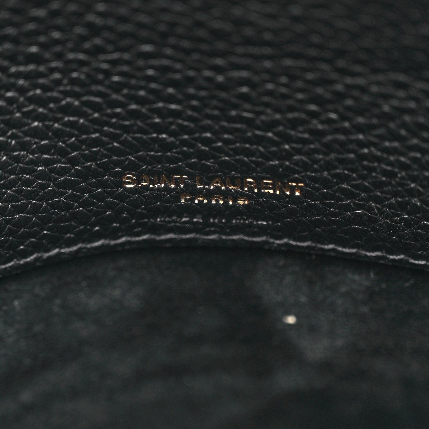 Grained Calfskin Baby Sac De Jour Souple Black