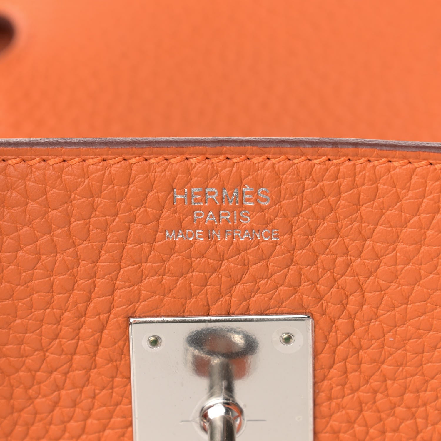 Hermes Togo Birkin 30 Orange 6 of 12