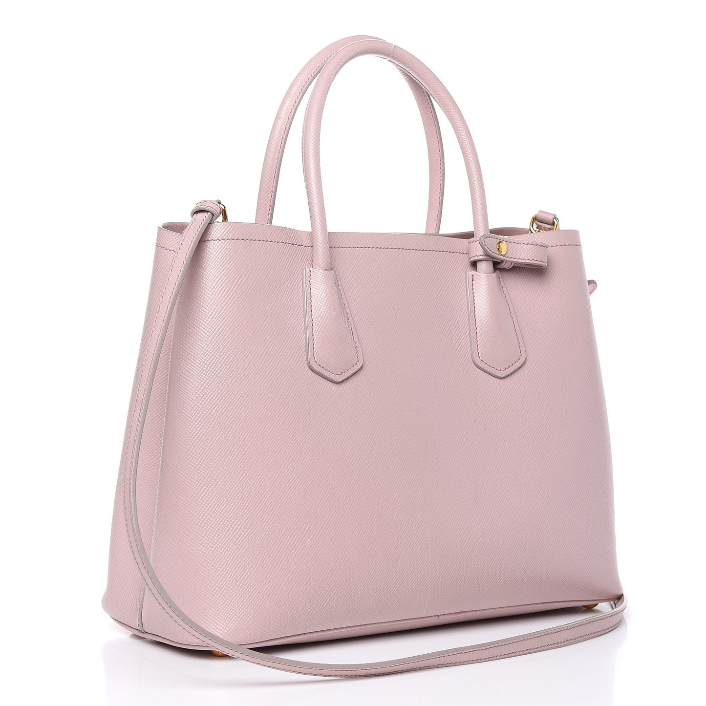 Saffiano Cuir Medium Double Bag Mughetto