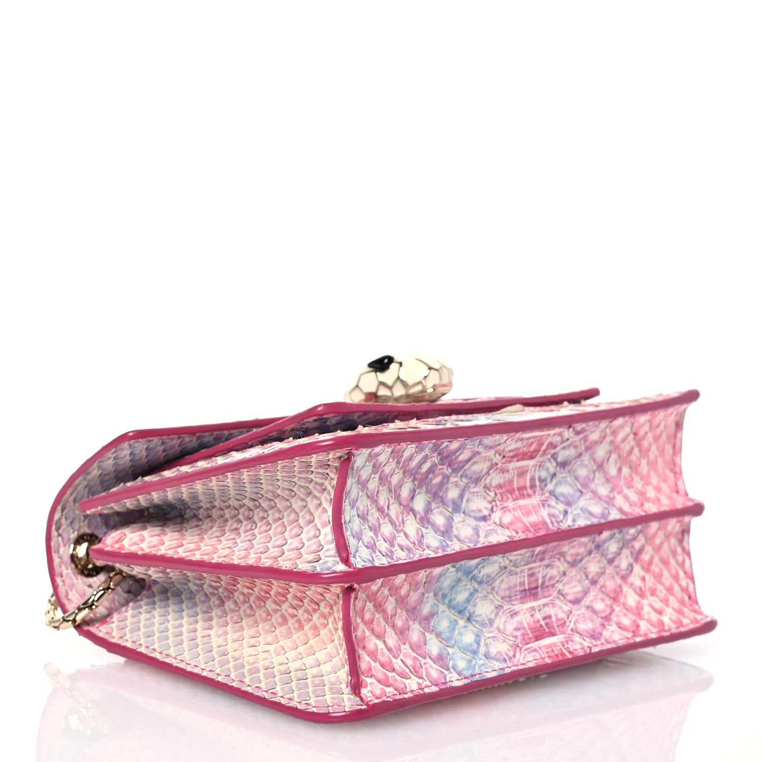 Bulgari Calfkin Snakeskin Serpenti Forever Shoulder Bag Bag Rainbow 4 of 14