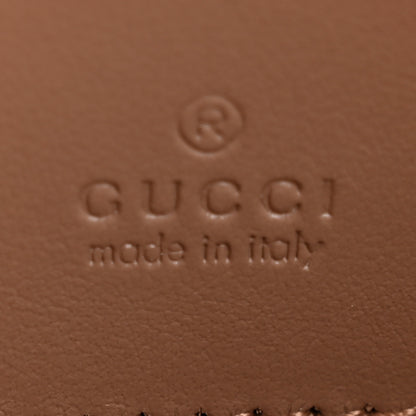 Gucci Calfskin Matelasse Mini GG Marmont Chain Crossbody Bag Porcelain Rose 6 of 11