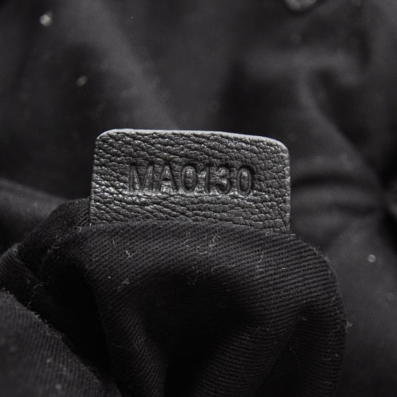 Textured Calfskin Tinhan Hobo Black