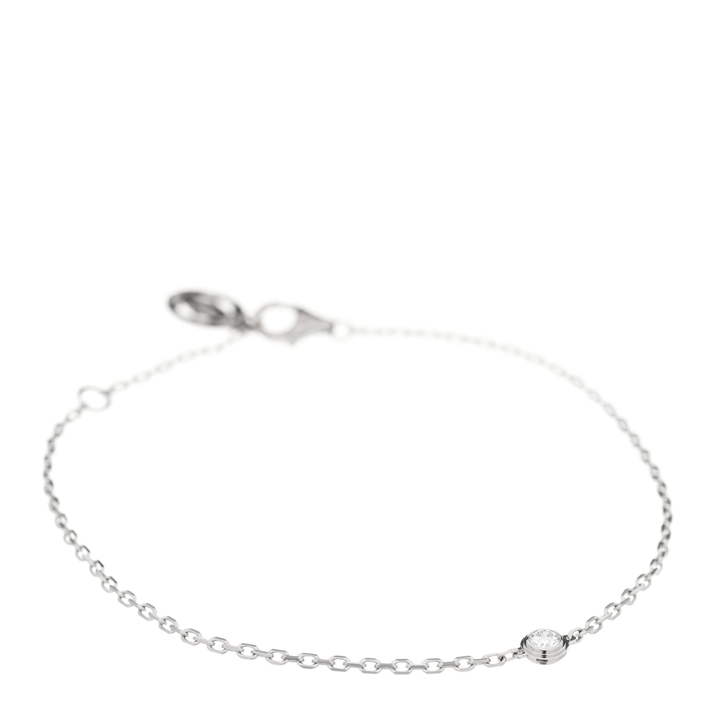 18K White Gold Diamond XS D'Amour Bracelet