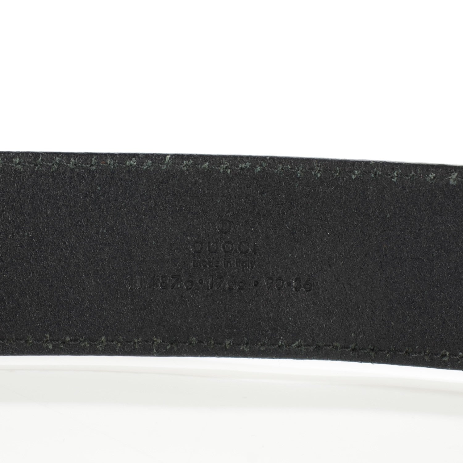 Gucci Calfskin Interlocking G 40mm Belt 90 36 Black 3 of 5