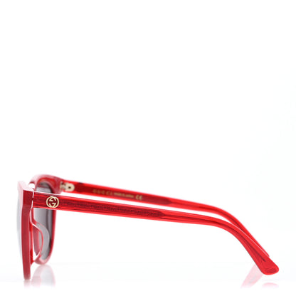 Gucci Acetate GG Round Sunglasses GG0081SK Red 3 of 9