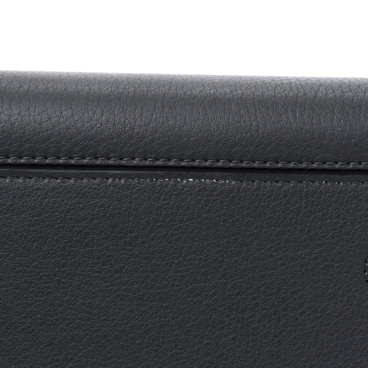 Crisped Calfskin Mini Tie Knot Tote Anthracite