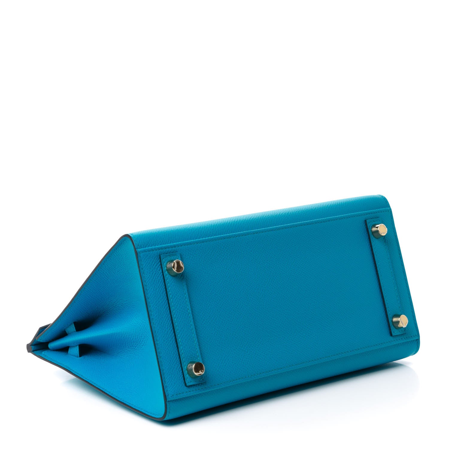 Hermes Epsom Birkin Sellier 25 Bleu Frida 4 of 11