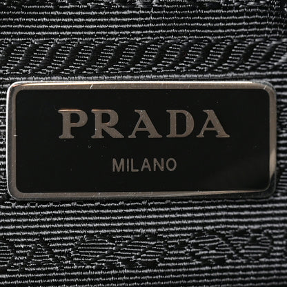 Prada Nylon Tessuto Impuntu Quilted Shoulder Bag Black 5 of 8