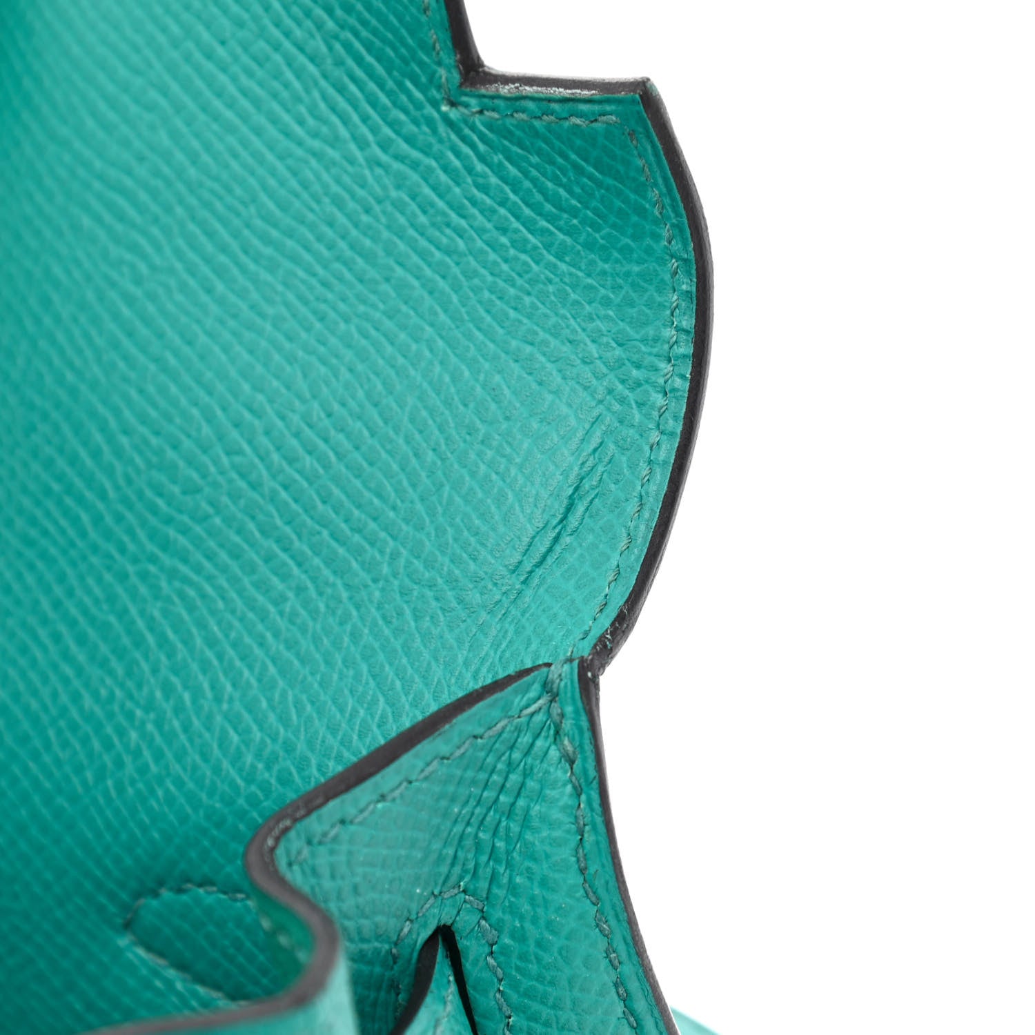 Hermes Epsom Kelly Sellier 25 Bleu Paon 12 of 14