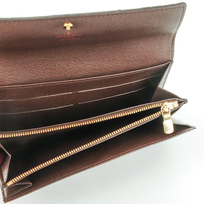 Louis Vuitton Damier Ebene Sarah Wallet 5 of 7