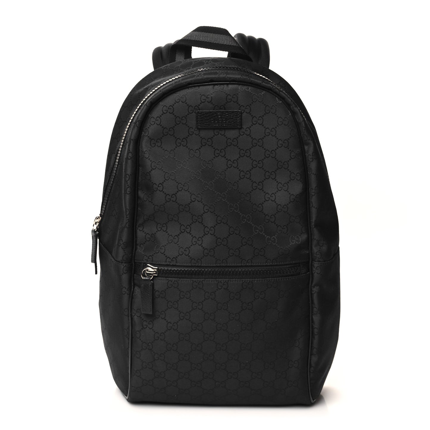 Nylon Monogram Slim Backpack Black