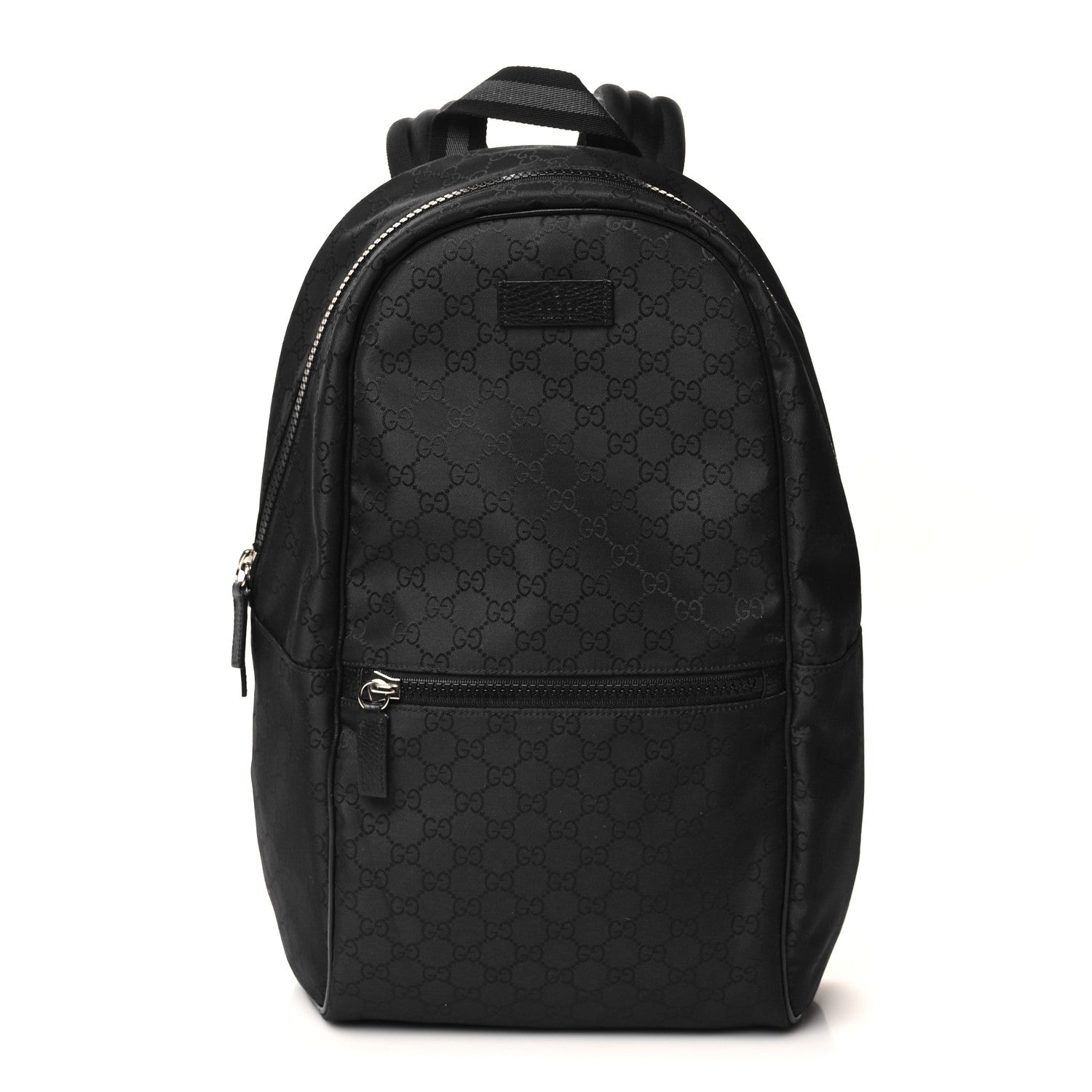 Gucci Nylon Monogram Slim Backpack Black 1 of 10