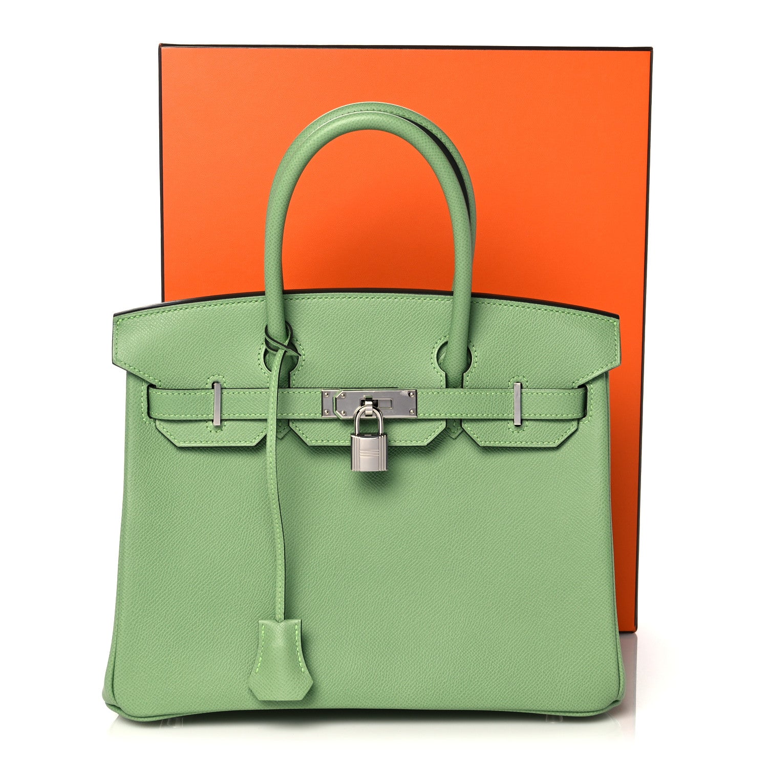 Hermes Epsom Birkin 30 Vert Criquet 35 of 35