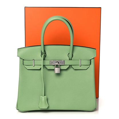 Hermes Epsom Birkin 30 Vert Criquet 35 of 35