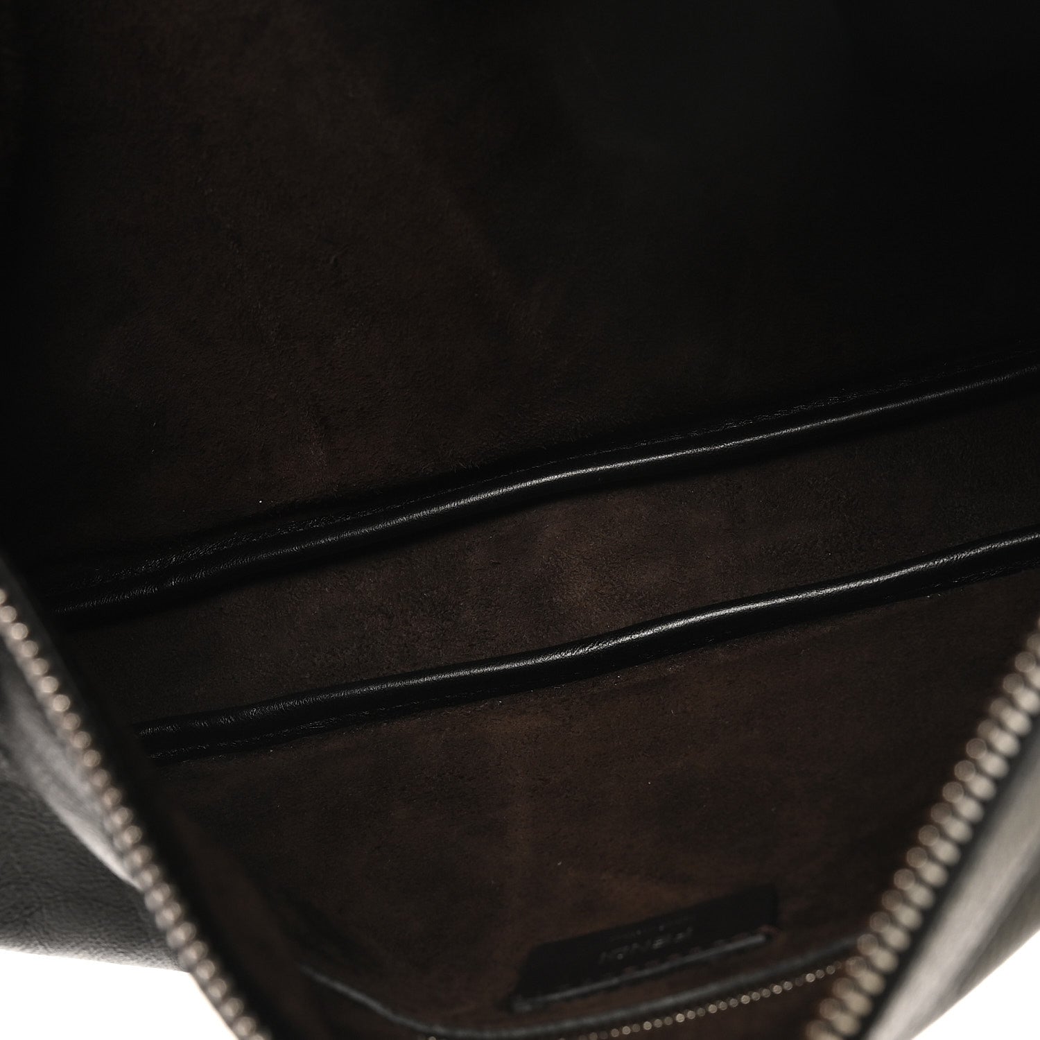 Fendi Vitello Medium Simply Fendi Shoulder Bag Black 5 of 10