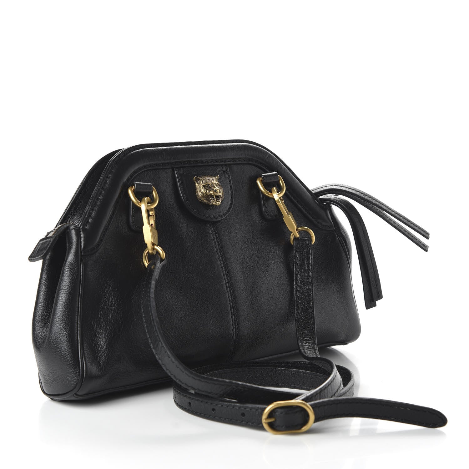 Gucci Calfskin Small Re(Belle) Crossbody Bag Black 3 of 10