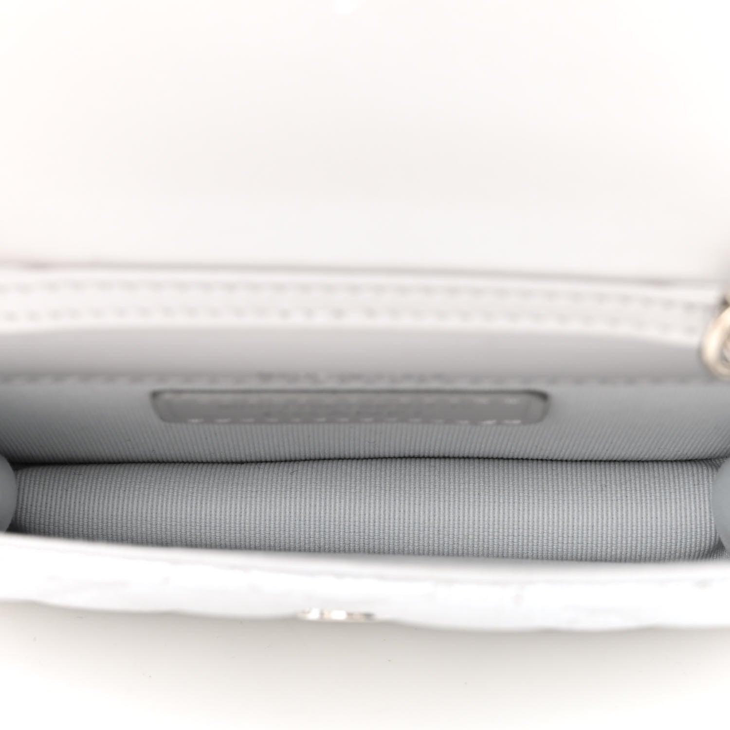 Chanel Metallic Lambskin Crystal Quilted Star Chain Belt Bag Silver 5 of 12
