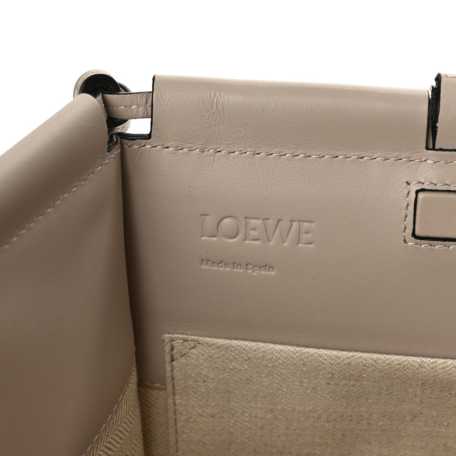 Loewe Soft Grained Calfskin Medium Cushion Tote Light Oat 6 of 8