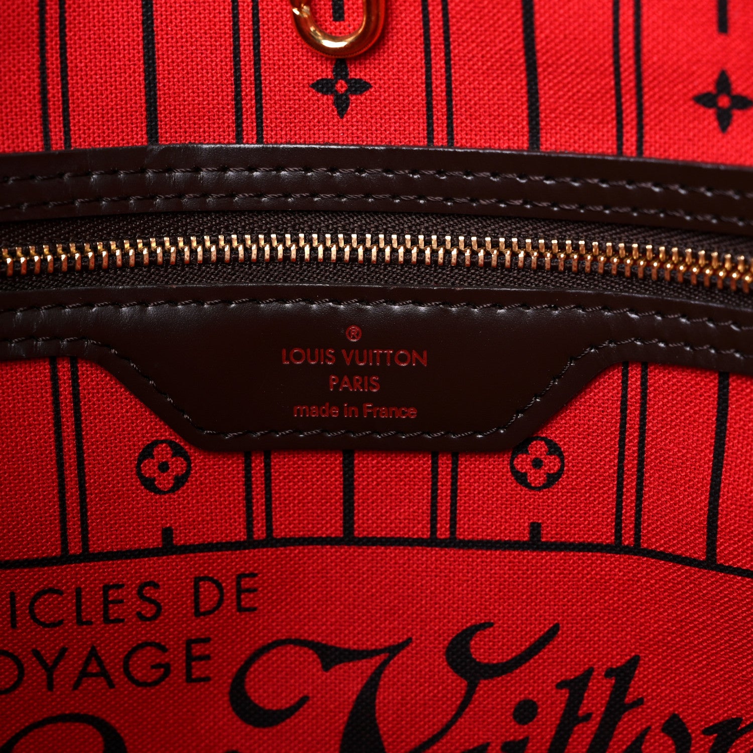 Louis Vuitton Damier Ebene Neverfull MM 6 of 15