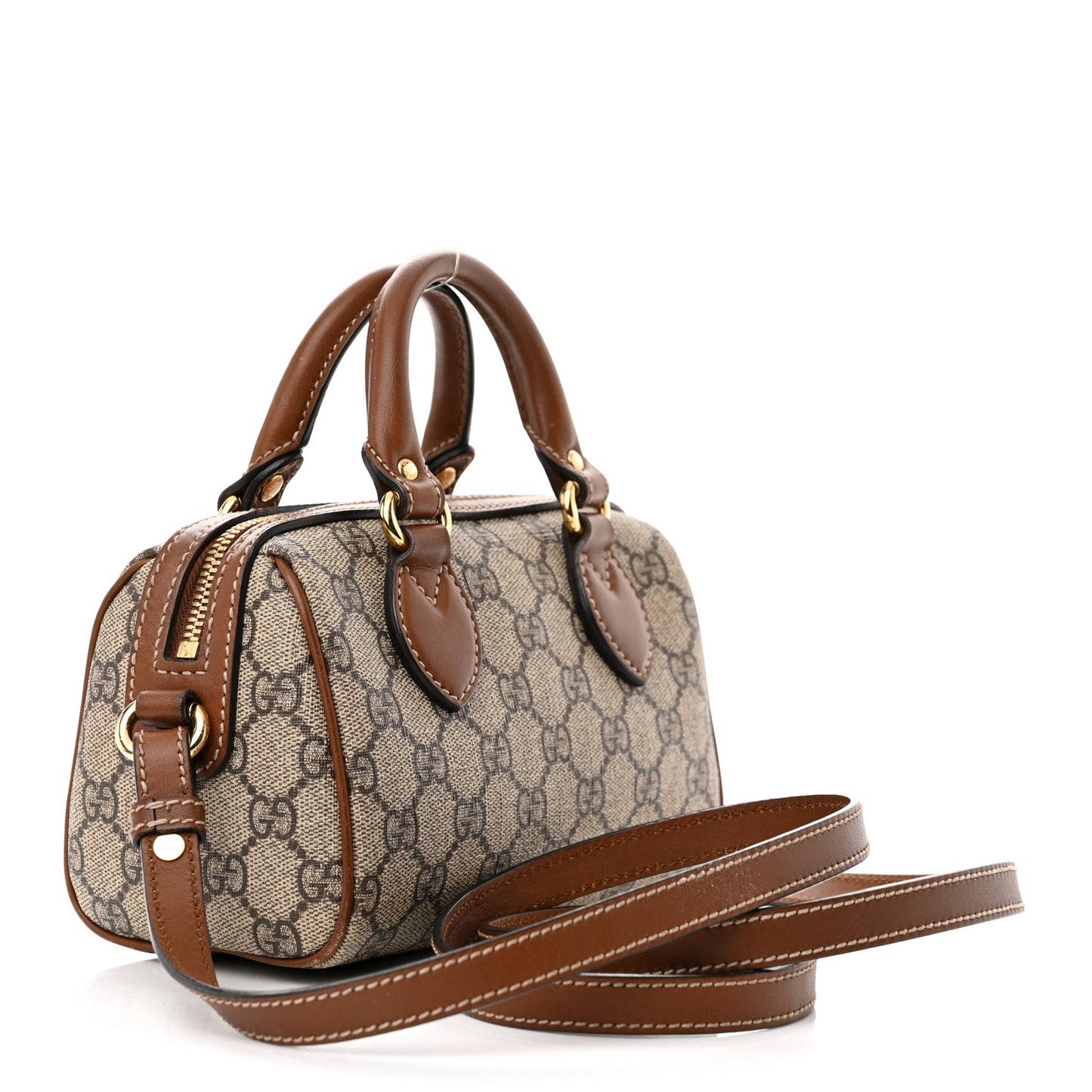 GG Supreme Monogram Mini Boston Beige Tuscany