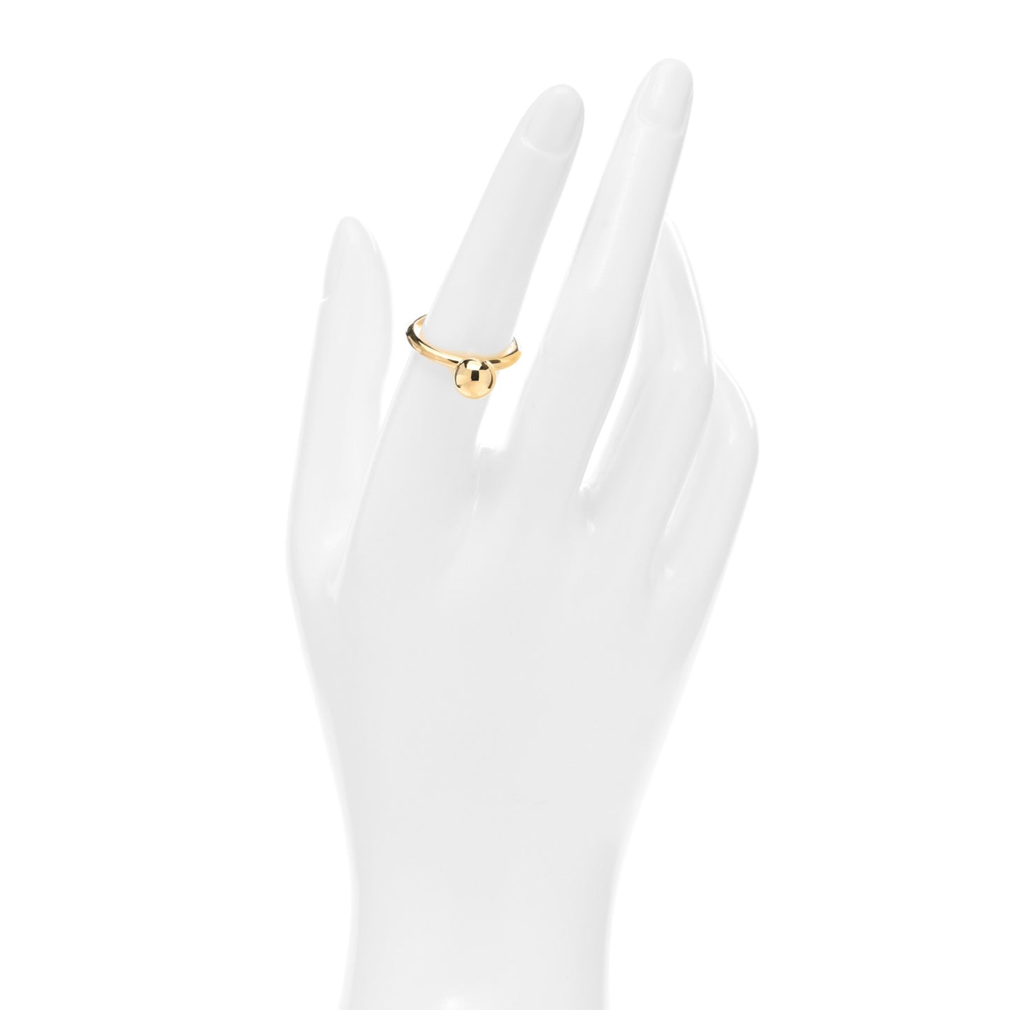 18K Yellow Gold 8mm Hardwear Ball Ring 54 7