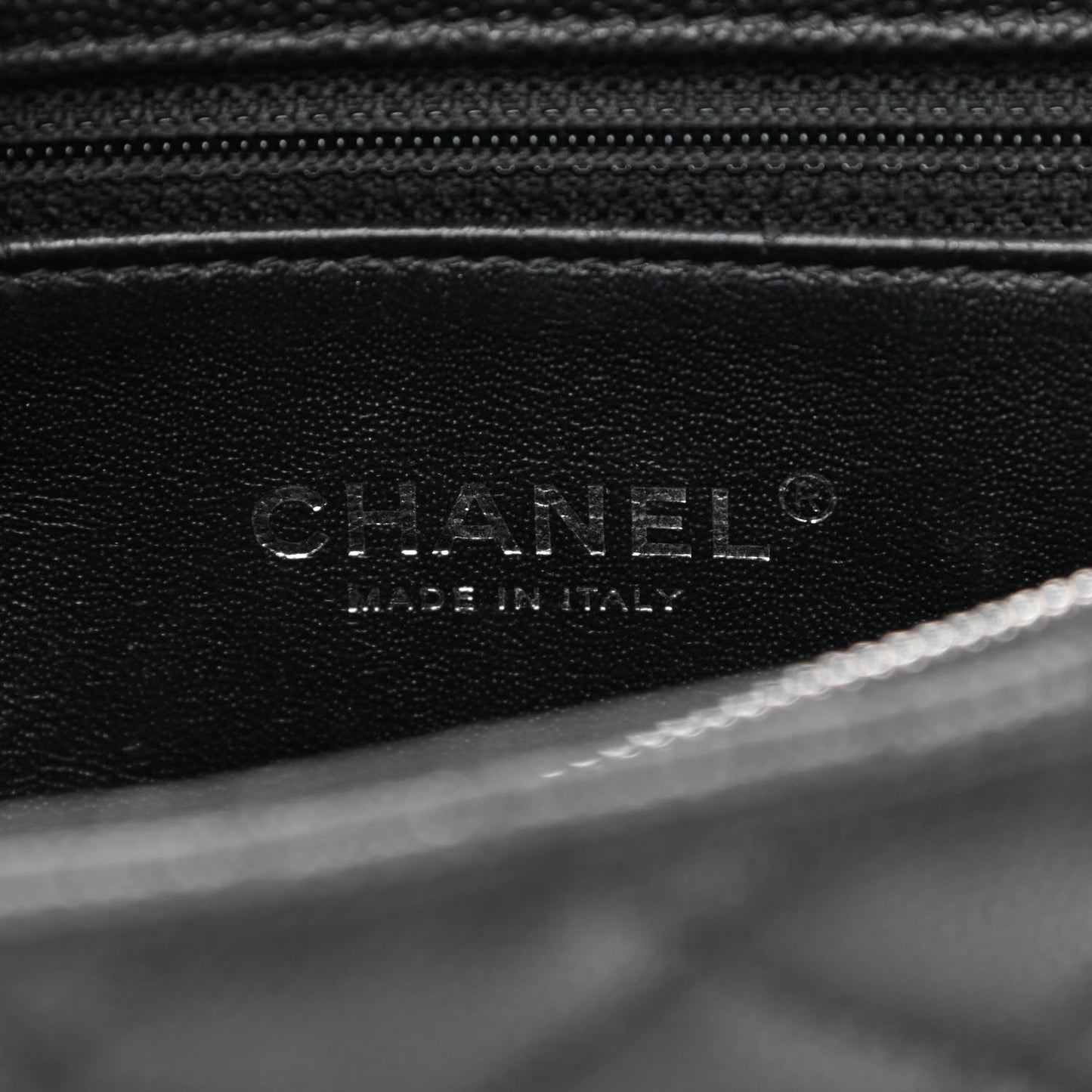 Caviar Liazard Quilted Large Coco Handle Flap Black