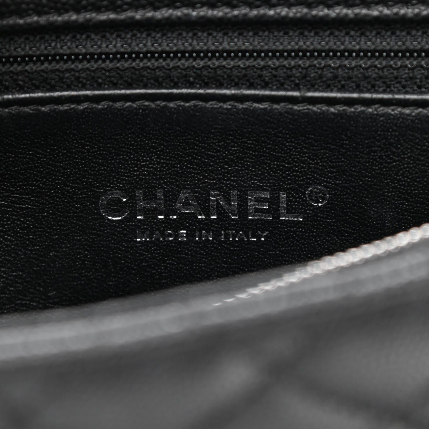 Chanel Caviar Liazard Quilted Large Coco Handle Flap Black 6 of 10