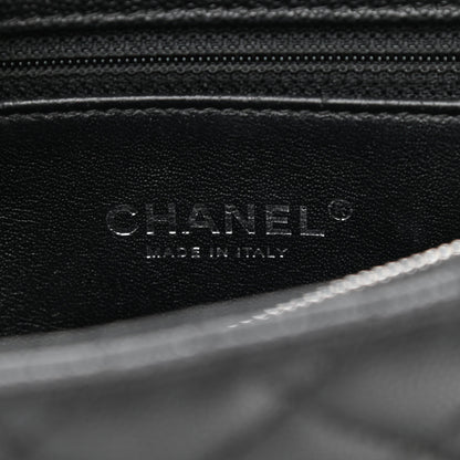 Chanel Caviar Liazard Quilted Large Coco Handle Flap Black 6 of 10