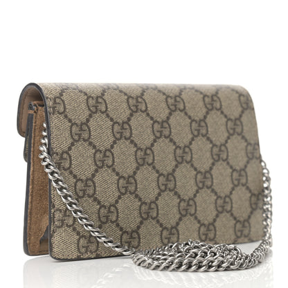 Gucci GG Supreme Monogram Super Mini Dionysus Shoulder Bag Taupe 3 of 11