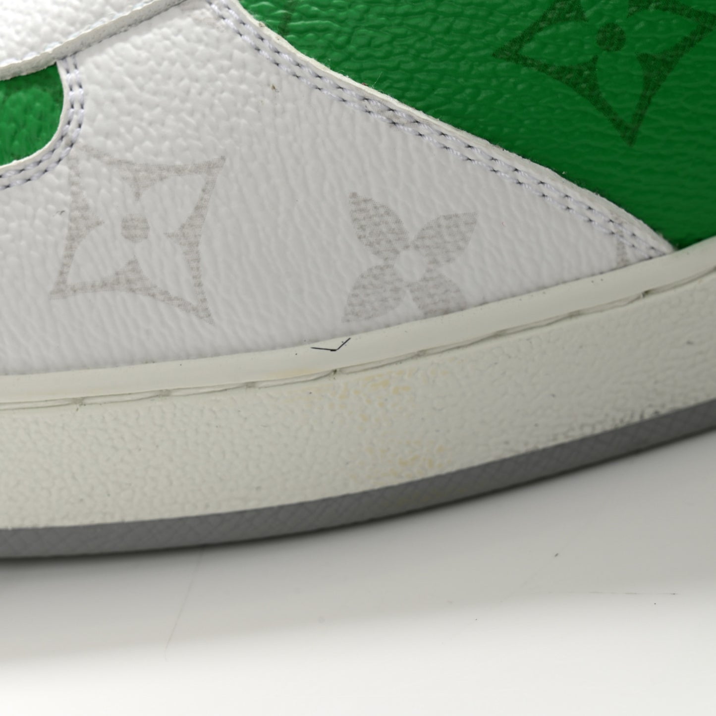 Calfskin Monogram Mens Rivoli Sneakers 11 White