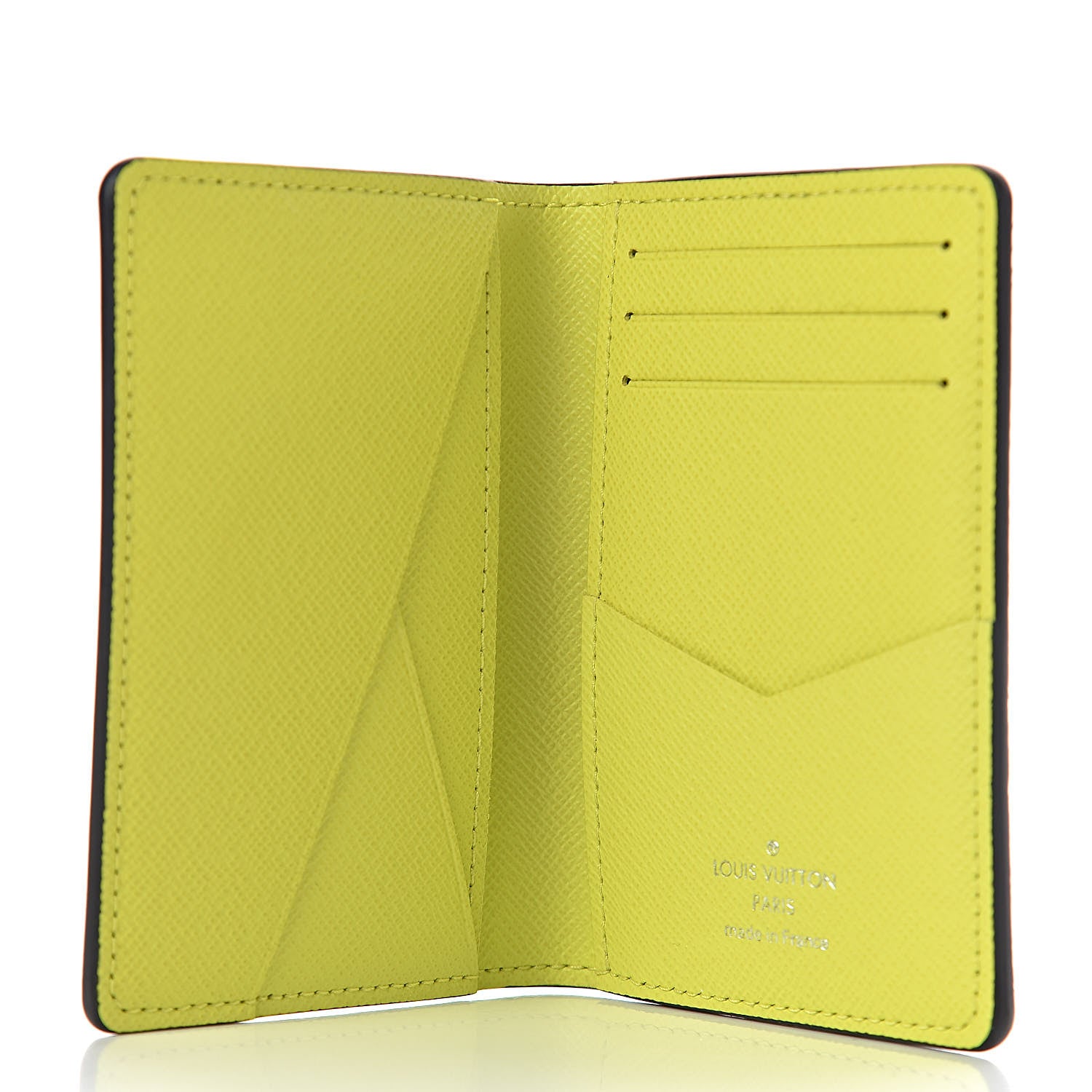 Louis Vuitton Monogram Taiga Pocket Organizer Yellow 5 of 7