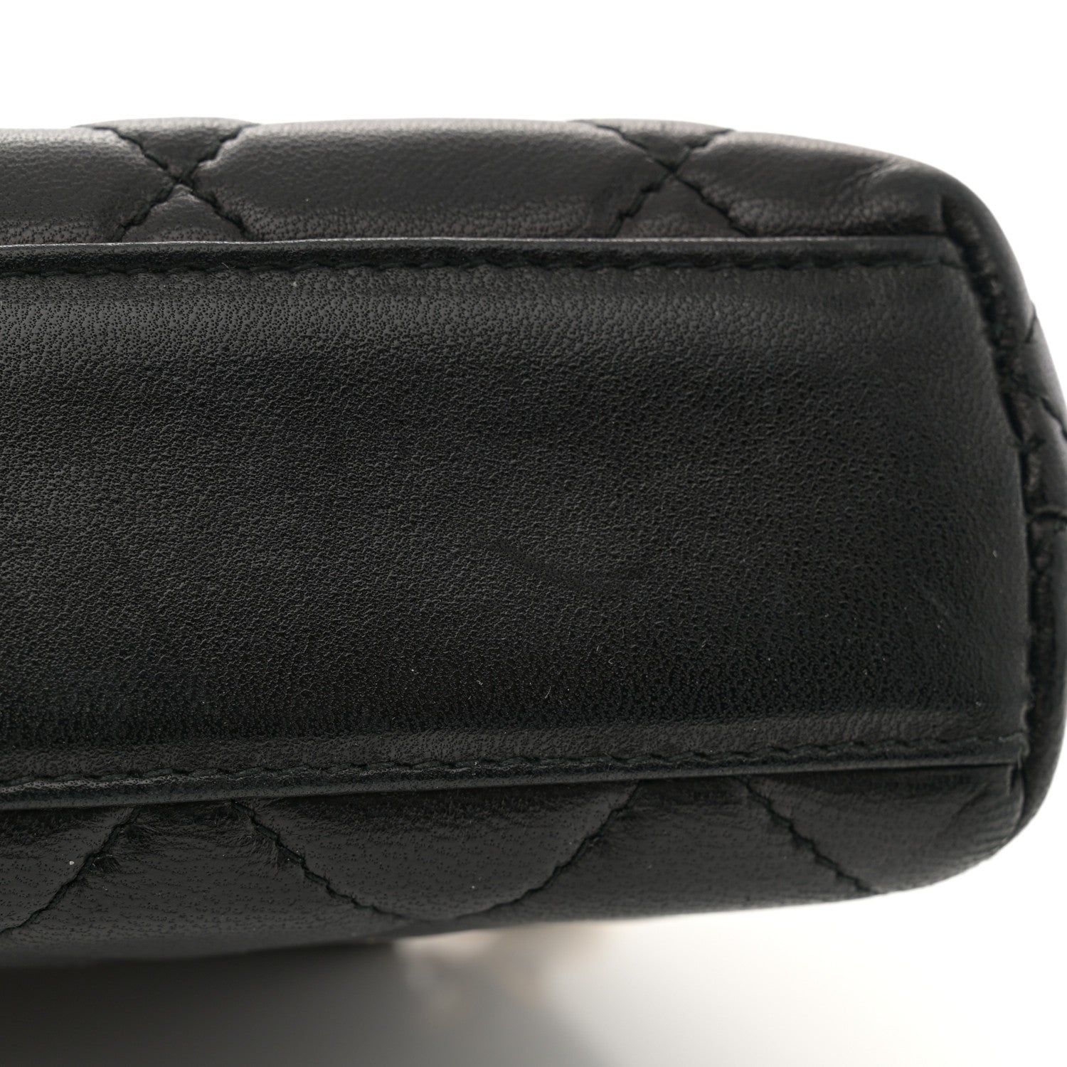 Chanel Lambskin Quilted Mini Flap Waist Belt Bag Black 11 of 12