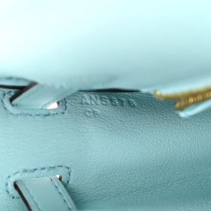 Hermes Swift Kelly Retourne 25 Bleu Zephyr 6 of 10