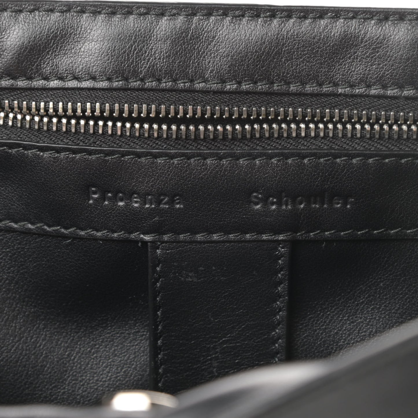 Lambskin Perforated Medium PS1 Satchel Black