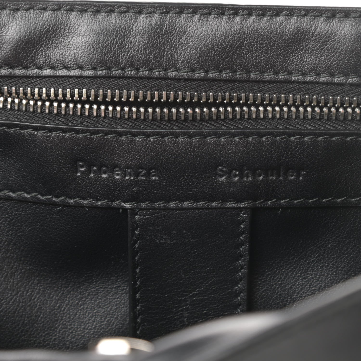 Proenza Schouler Lambskin Perforated Medium PS1 Satchel Black 6 of 12