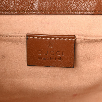 Gucci Azalea Calfskin Matelasse Diagonal Mini GG Marmont Shoulder Bag Cuir 6 of 13
