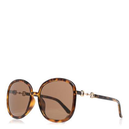 Gucci Horsebit Square Frame Sunglasses GG0892SA Tortoise 1 of 8