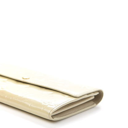 Louis Vuitton Vernis Sarah Wallet Blanc Corail 13 of 15
