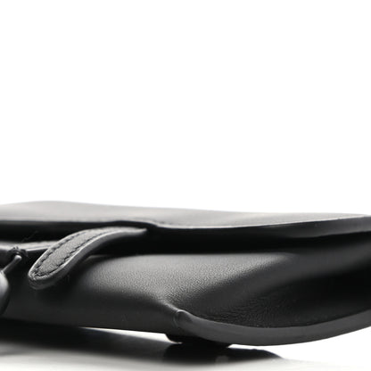 Christian Dior Ultra Matte Calfskin Nano Saddle Chain Pouch Black 9 of 9