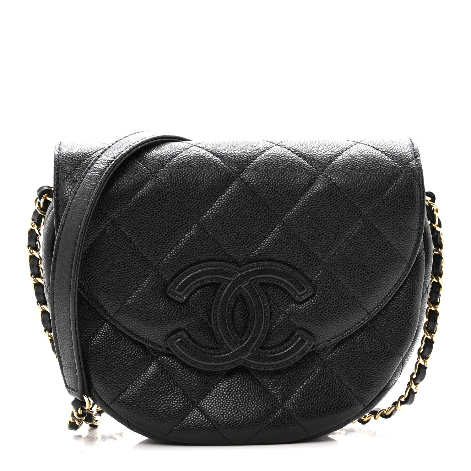 Chanel Caviar Quilted Small Messenger Flap Black 1 of 12