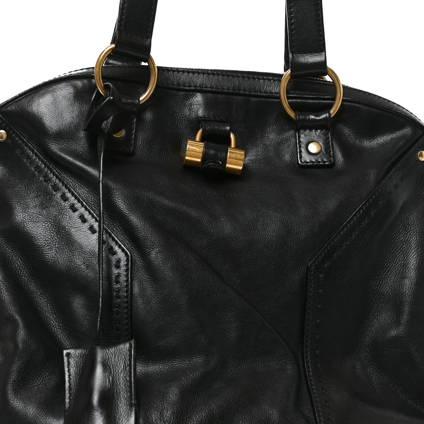 Calfskin Oversized Muse Black