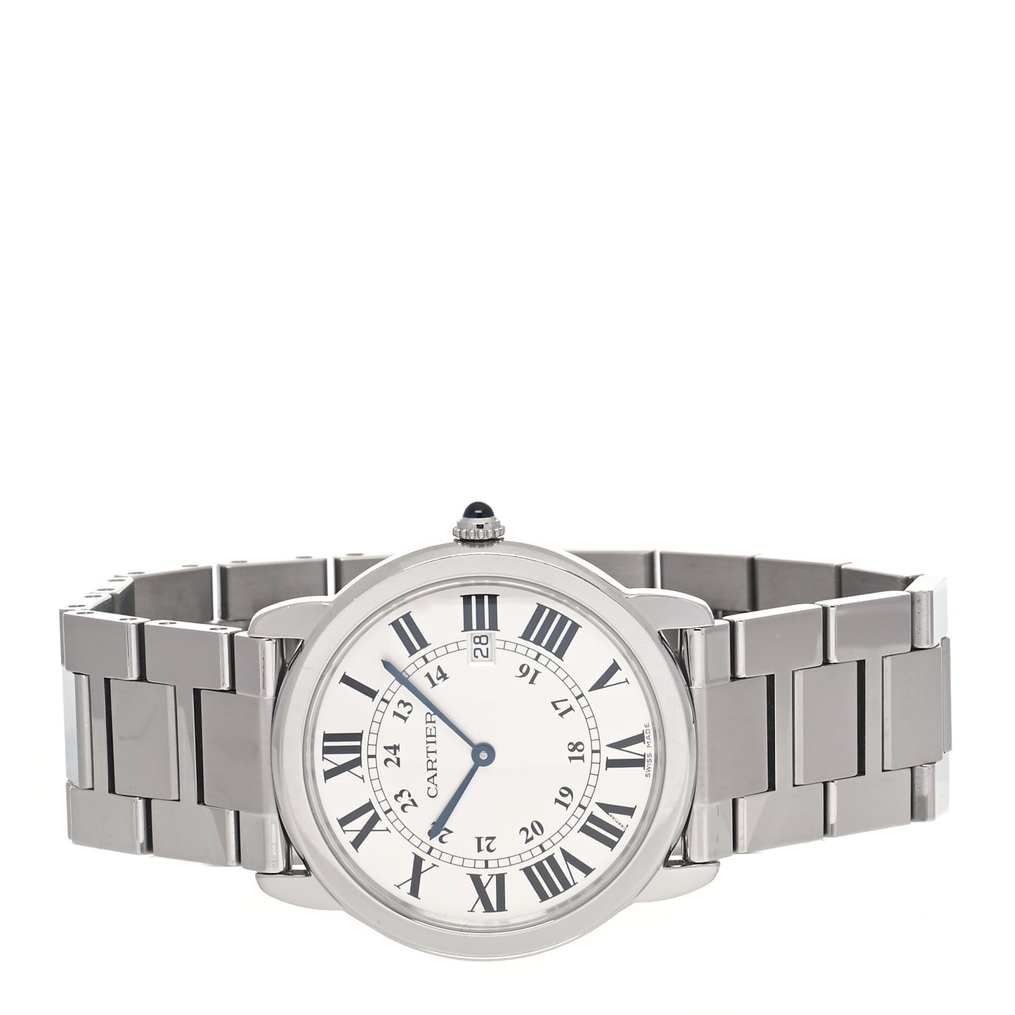 Stainless Steel 36mm Ronde Solo Quartz Watch