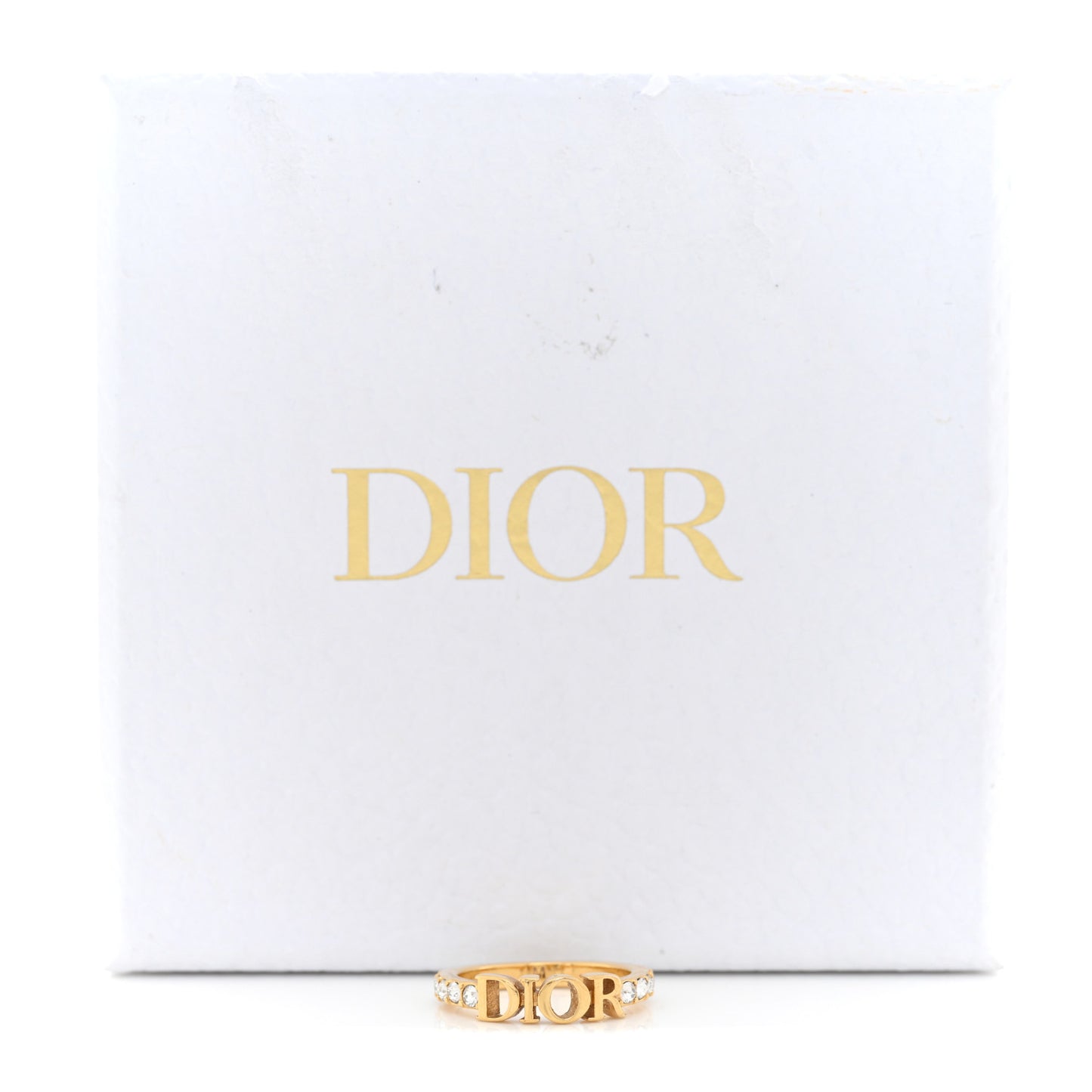 Metal Crystal Dio(R)evolution Ring M 52 6 Gold